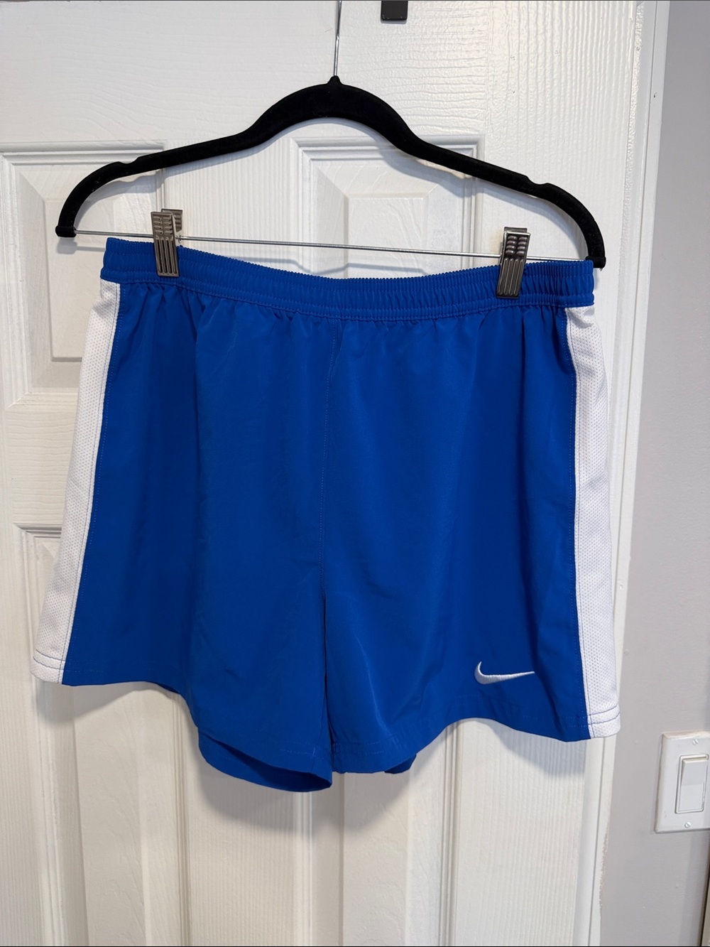 Nike Royal Blue Athletic Shorts with White Panels